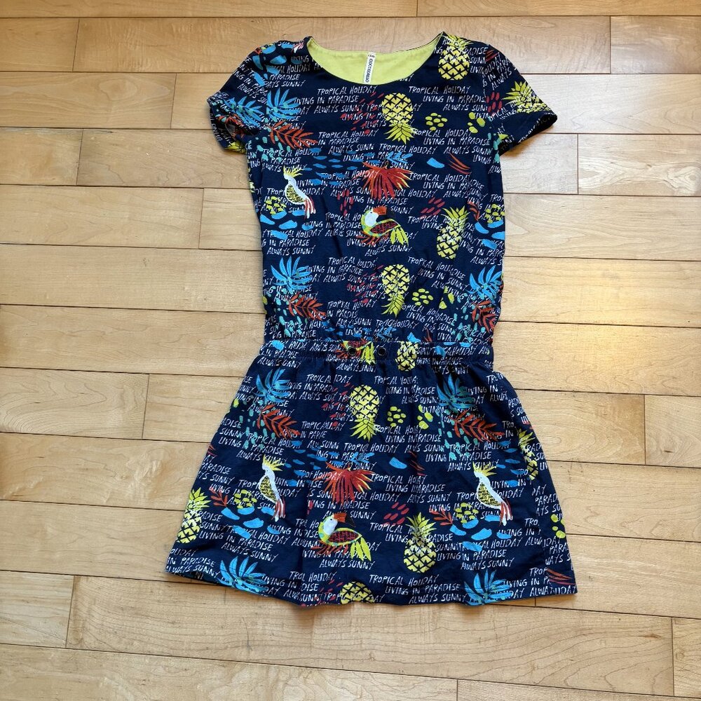 Coccodrillo - Tropical Print Dress, size 10